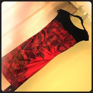 Beautiful red fitted dress